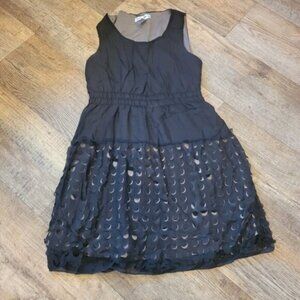 Ultra Pink SZ S Sleeveless Mini Black Dress Cut Out Overlay Cocktail Party/Dance